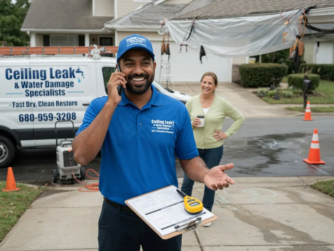 Ceiling Leak Cleanup Pflugerville, TX FAQs